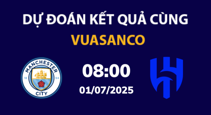 Soi kèo Man City vs Al Hilal – 08h00 – 01/07 – FIFA Club World Cup