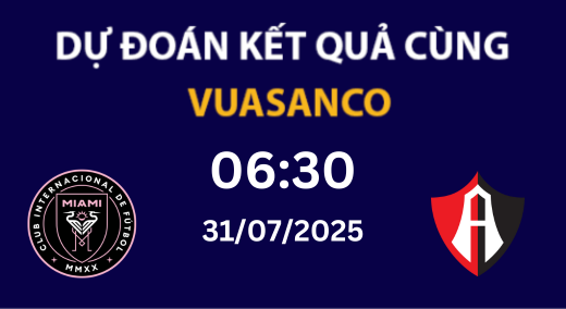 Soi kèo Inter Miami vs Atlas – 06h30 – 31/07 – Leagues Cup
