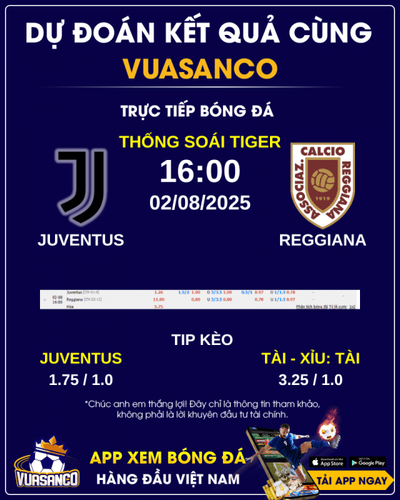Soi-keo-Juventus-vs-Reggiana