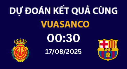 Soi kèo Mallorca vs Barcelona – 00h30 – 17/08 – La Liga