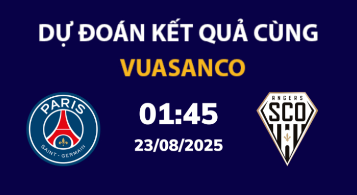 Soi kèo PSG vs Angers – 01h45 – 23/08 – Ligue 1