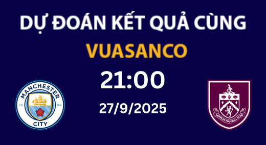 Soi kèo Manchester City vs Burnley – 21h00 – 27/09 – Premier League