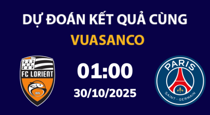 Soi kèo Lorient vs PSG – 01h00 – 30/10 – Serie A