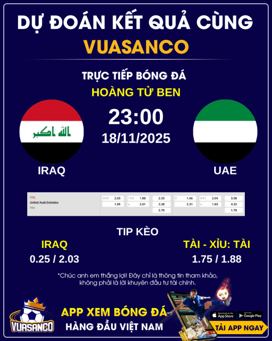 Soi-keo-IRAQ-VS-UAE