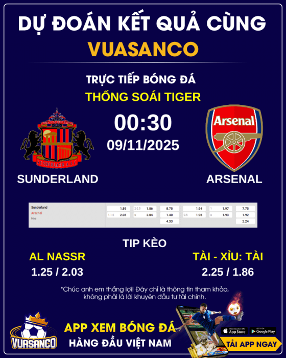 Soi-keo-SUNDERLAND-VS-ARSENAL