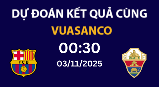 Soi kèo Barcelona vs Elche – 00h30 – 03/11 – La Liga