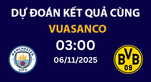 Soi kèo Manchester City vs Dortmund – 03h00 – 06/11 – Champions League