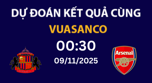 Soi kèo Sunderland vs Arsenal – 00h30 – 08/11 – Ngoại hạng Anh