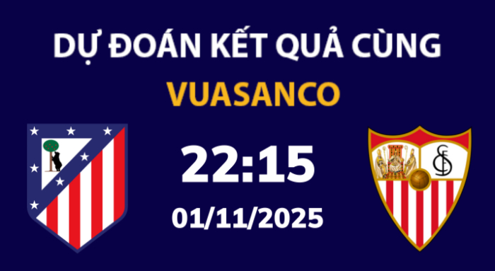 Soi kèo Atl Madrid vs Sevilla – 22h15 – 01/11 – La Liga