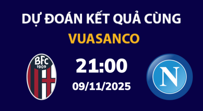 Soi kèo Bologna vs Napoli – 21h00 – 09/11 – Serie A
