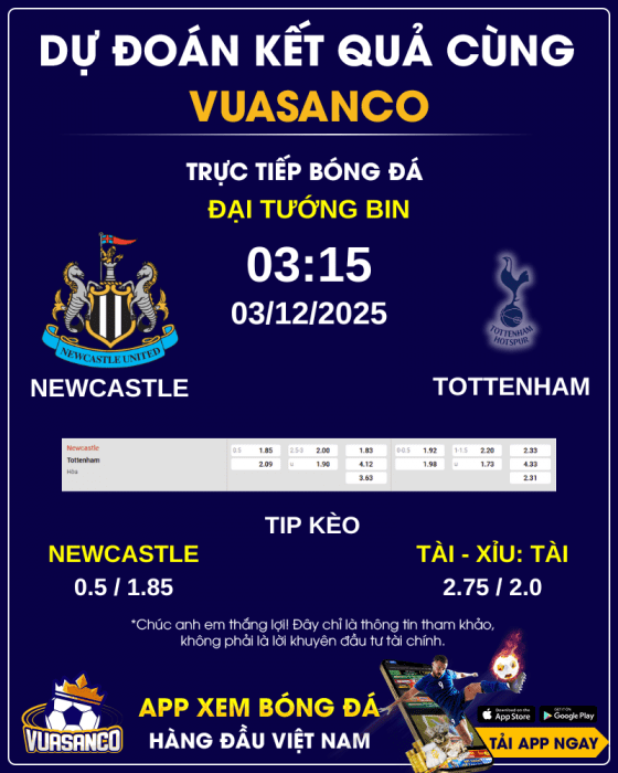 Soi-keo-Newcastle-vs-Tottenham